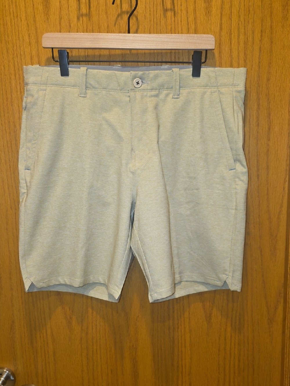 Tommy Bahama Light Beige Flat-Front Men's Shorts